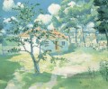 Frühling 1929 Kazimir Malewitsch Bäume